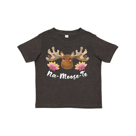 

Inktastic Na-Moose-Te Cute Moose Greeting Boys or Girls Toddler T-Shirt