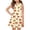 Beige, variant on Ruyang Casual Dresses for Teen Girls Bow Print Crewneck A Line Swing Dresses Summer Beach Lightweight Sleeveless Sundress