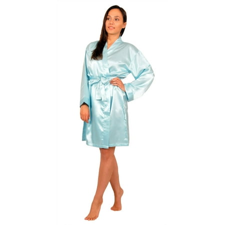 Up2date Fashion's Women's Solid-Color Short Robe
