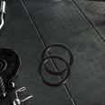 thumbnail image 4 of BEADCEST 1 Pair Pull Ups Rings Black Iron Adjunct for Gym Training, 4 of 8