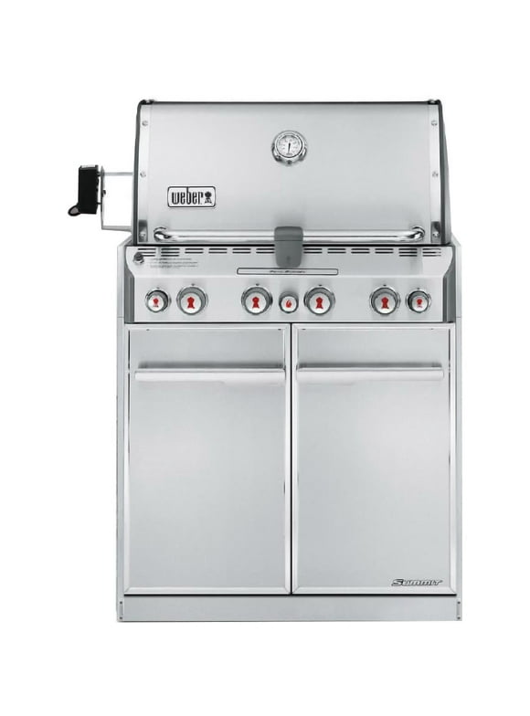 Summit S-460 Gas Grill Stainless Steel NG Built-In