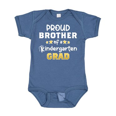 Inktastic Proud Brother of a Kindergarten Grad Boys Baby Bodysuit