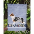 thumbnail image 3 of Carolines Treasures BB8313GF Welsh Corgi Cardigan Welcome Flag Garden Size  Small multicolor, 3 of 3