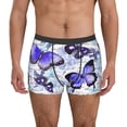 thumbnail image 4 of Wukai Butterflies Print Men’s Underwear Breathable Boxer Briefs,&nbsp;Moisture Wicking & Breathable-X-Large, 4 of 7