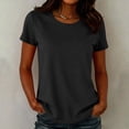 thumbnail image 5 of Tqcoqu Womens Workout Short Sleeve Shirts Round Neck with Breathable Mesh Lightweight for Fitness Yoga Running,Black,Women's S-XXL, 5 of 10