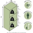 thumbnail image 3 of Estantería Abierta Reversible de 11 Cubos, Blanco con Verde, 3 of 10
