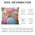 thumbnail image 5 of ARISTURING  Square Throw Pillow Covers Beautiful Floral Butterfly Flowers Design Pillow Cases Decorative for Home Bedroom Sofa Pillowcases Standard, 5 of 5