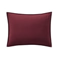 thumbnail image 3 of Mainstays Soft Velvet Pillow Sham, King, Luscious Merlot Red, 1 Pack, 3 of 7