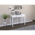 thumbnail image 2 of Safdie & Co. 42.15"L Computer Desk with 1-Drawer in White, 2 of 3