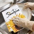 thumbnail image 4 of Sunflower Kitchen Towels 24x14 In Buffalo Plaid - Black and White Dish Towels for Farmhouse Decor, Housewarming Gifts, 4 of 6