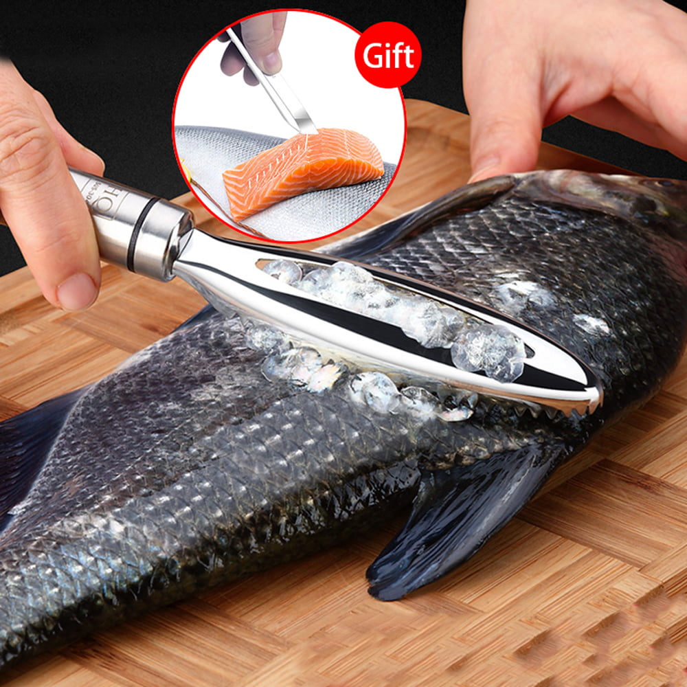 Lightweight Fish Scale Remover Skin Cleaner for Home Kitchen Outdoor Fishing 
