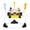 Yellow, variant on Dream On Me Champ 2-in-1 Activity Center & Jumper – 360° Rotating Seat, 3 Adjustable Heights, Lights & Music, Supports up to 26 lbs