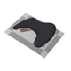 thumbnail image 4 of Reposabrazos de PU en forma de U, reposabrazos de manicura, accesorios para decoración de uñas, cojín portátil y cómodo para reposamanos para uñas negro con estera gris, 4 of 9
