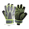 thumbnail image 3 of Toudaret Grip-enhancing Workout Gloves Breathable Sport Gloves 1 Pair Adjustable Padded Half Finger Bicycle Gloves Shock-absorbing Anti-slip Breathable Mtb, 3 of 8