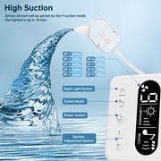 Nasal Aspirator for Baby, Electric Baby Nose Booger Sucker with 9 Levels Suction, Night Light and 10 Nursery Rhyme Soothing Function, Electric Nose Suction for Baby Toldder Child with 3 Silicone Tips