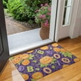 thumbnail image 2 of Happy Halloween Front Door Mat Anti Slip Pumpkin Spooky Welcome Mat Friendly the Indoor Door Mat/Outdoor Crystal Velvet 30x17 Inches, 2 of 7