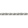 thumbnail image 2 of Sterling Silver 8mm Diamond-Cut Rope Chain (22 X 8) Made In Italy qdc170-22, 2 of 5