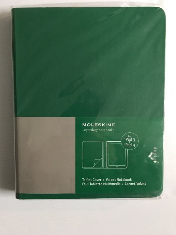 Moleskine Green Slim Digital Cover with Notebook by Moleskine