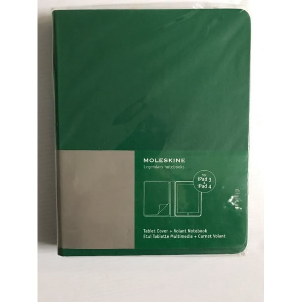 Moleskine Green Slim Digital Cover with Notebook by Moleskine Walmart