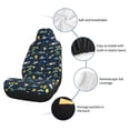 thumbnail image 6 of Pofeuu Funny Spaceships Print Automotive Car Seat Covers Flat Cloth Full Set Seat Covers,Car Seat Covers front seats for Cars Trucks and SUVs-2 PCS, 6 of 9