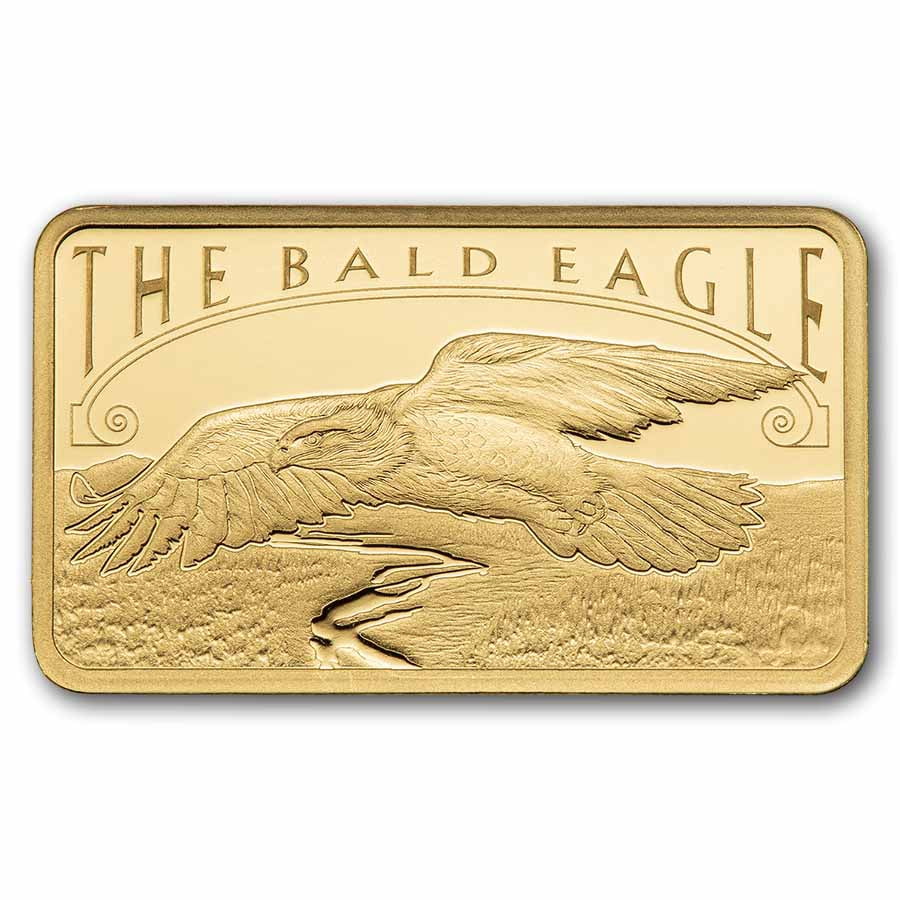 5 gram Gold Bar – PAMP America the Free: Bald Eagle (Assay)