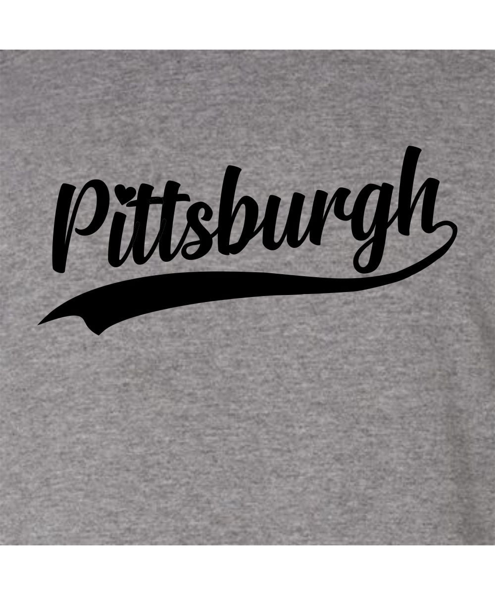 Go All Out City Of Pittsburgh Pennsylvania Pride Fashion Script Sweatshirt  Hoodie Mens/Women 