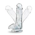 thumbnail image 4 of Dildo Blush Novelties Naturally Yours con purpurina de 15 cm con ventosa, 4 of 9