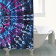 thumbnail image 4 of Colorful Tie Dye Pattern Shower Curtain 84"x72" ,Bathroom Decorative Shower Curtains Set with 12 Hooks,Modern Waterproof Washable Shower Curtain, 4 of 6