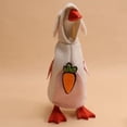 thumbnail image 1 of This Is A Mini Desktop Goose Wearing An Adorable Hoodie. Mini Desktop Goose Easter Bunny ., 1 of 6