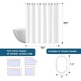 thumbnail image 3 of Da Brigh Shower Curtain with 12 Hooks Winter Forest, 3 of 6
