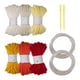 thumbnail image 1 of 6x Hilo de tejer Hilos gruesos Cojín suave Crochet Decoración del hogar Elástico E, 1 of 9