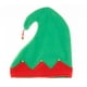 thumbnail image 1 of Gorro de elfo navideño Gorro estilo elfo navideño Gorro rojo y verde Tocado de franela con forma de campana para fiesta navideña, 1 of 6
