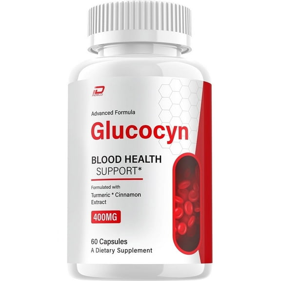 Glucocyn Capsules – Glucosyn, All Natural Glycogen Support, 1 Pack, 60 Capsules