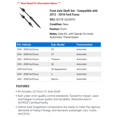 thumbnail image 2 of Front Axle Shaft Set - Compatible with 2012 - 2018 Ford Focus 2013 2014 2015 2016 2017, 2 of 2