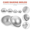 JMXIANG 5 pairs of Cake Baking Molds Candle Crafting Moulds Ice Cream