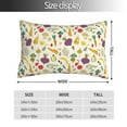 thumbnail image 2 of Kdxio Cotton Pillow Cases 14"x20" Pillowcases,Soft and Breathable Bedroom Pillow Cases-Vegetable, 2 of 8