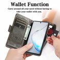 thumbnail image 5 of Case for Samsung Galaxy Note 10 Cover Leather Wallet Folio Case Book Design Flip Magnetic Closure - Grey, 5 of 5