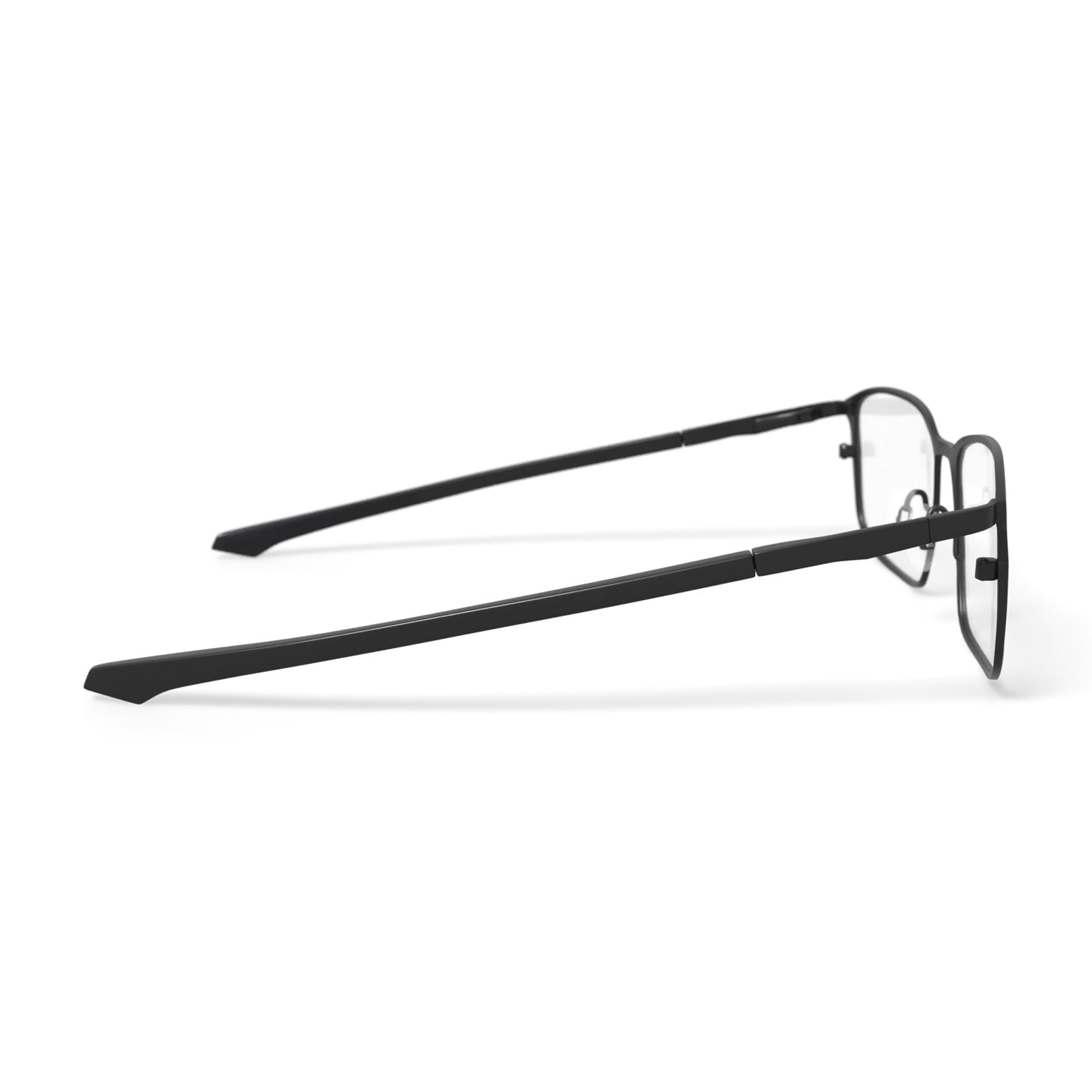 Walmart Men's MC001 James Square Prescription Eyeglasses with Case, Matte Black