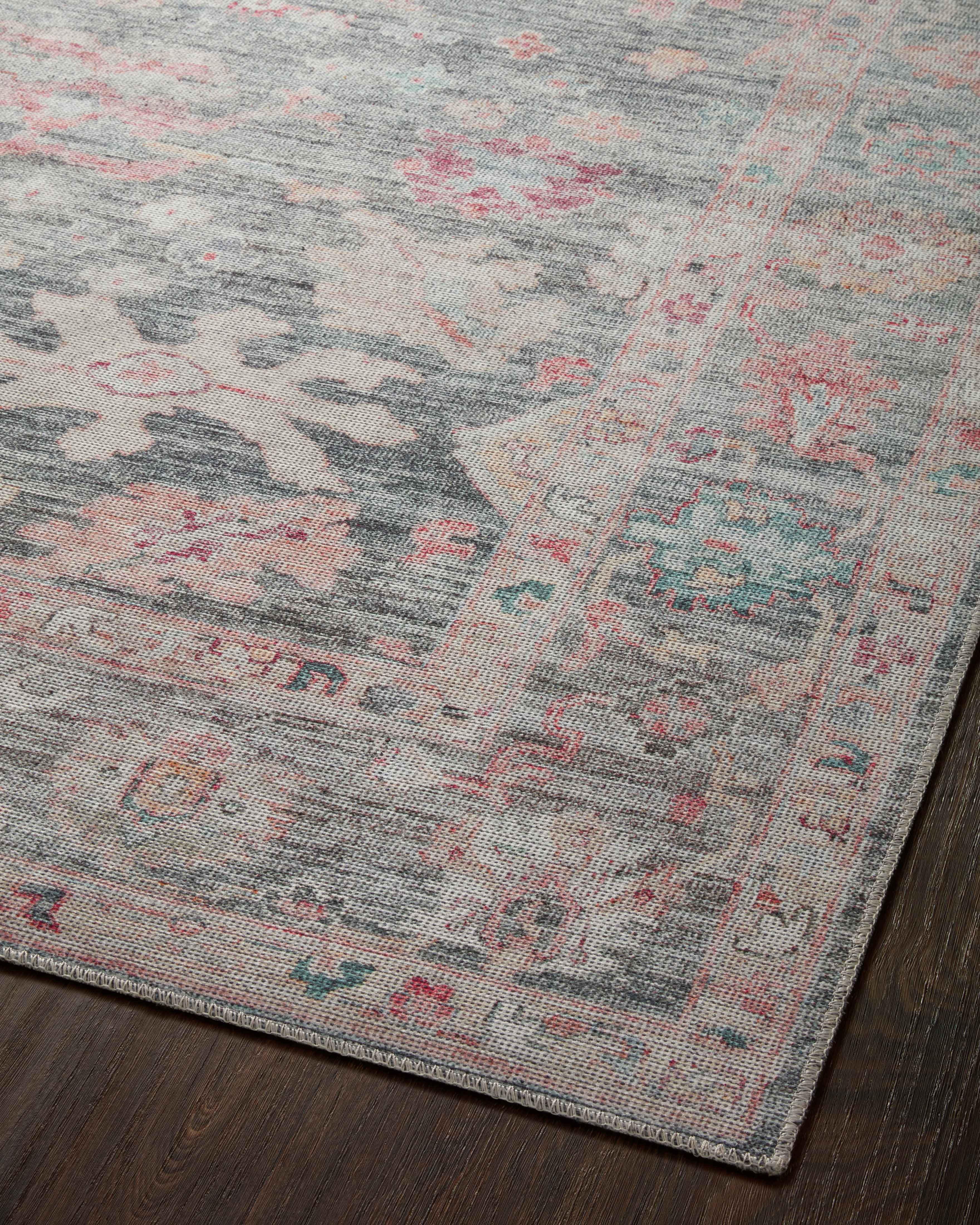 Loloi II Elysium Polyester Graphite Multi Area Rug, 8'6" x 11'6"