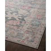 Loloi II Elysium Polyester Graphite Multi Area Rug, 8'6 x 11'6