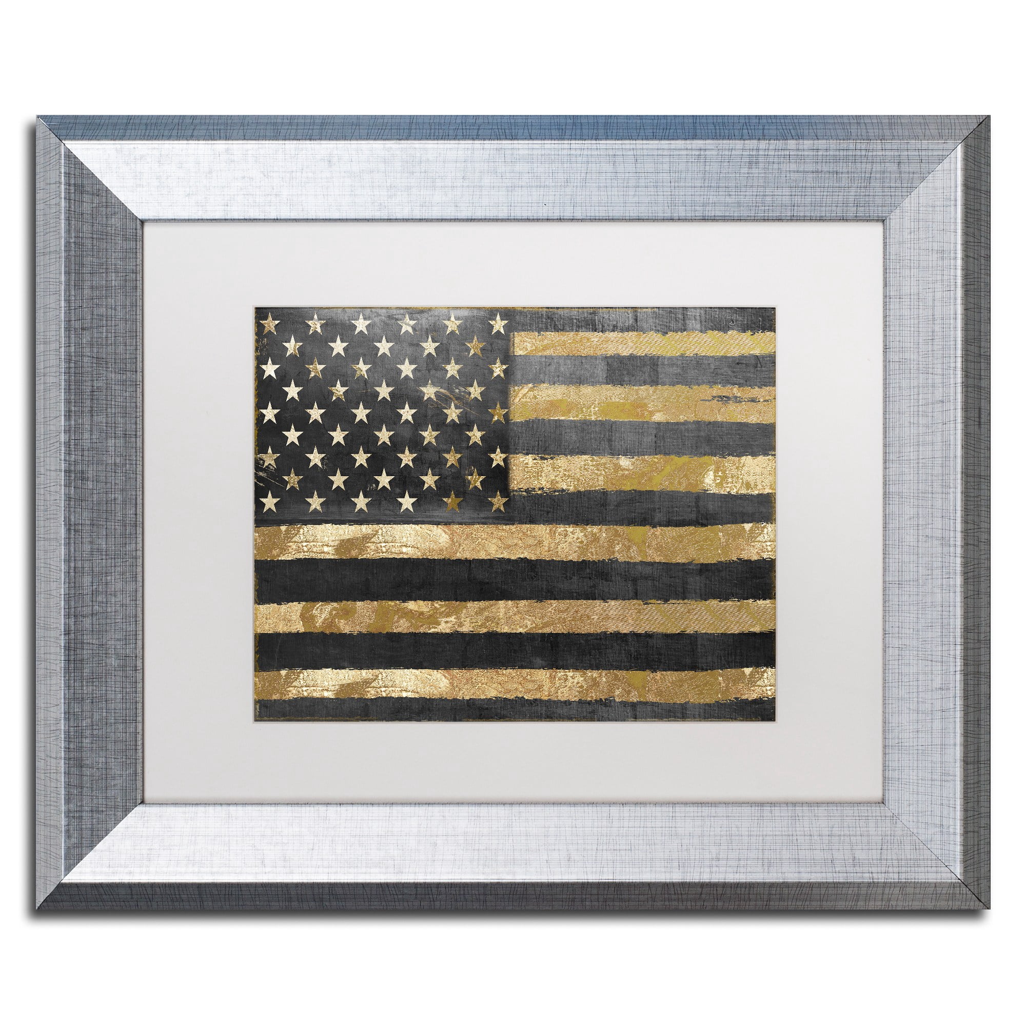 Trademark Fine Art "Dawns Early Light" Canvas Art by Color Bakery, White Matte, Silver Frame
