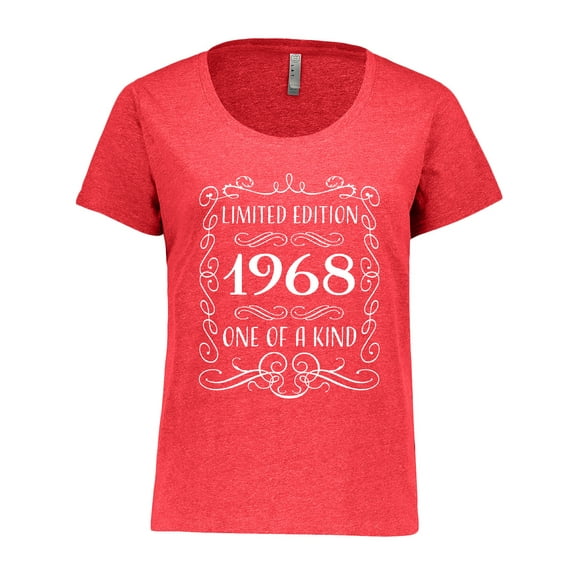 Inktastic Limited Edition 1968 One of a Kind Women's Plus Size T-Shirt