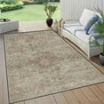 thumbnail image 2 of 5x7 Washable Area Rug Non-Slip Low Profile Vintage Distressed Oriental Rug for Living Room, Bedroom, Dining Room, Office, 2 of 13