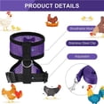 thumbnail image 4 of Kearding Chicken Duck Harness Breathable Hen Elastic Training Belt Pet Walking Garden Vest Farm Portable Yard Comfortable Juegos de accesorios de baño Numero 5 Kearding HA042366-05, 4 of 6