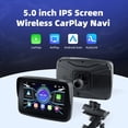 thumbnail image 5 of Écran d'Affichage de Navigation de Tableau de Bord de Moto Numérique Portable Sans Fil CarPlay Moto 5 Pouces pour Android,1 x CarPlay de Moto 5 Pouces (MTC10) 1 x Trousse d'Installation,Noir, 5 of 5