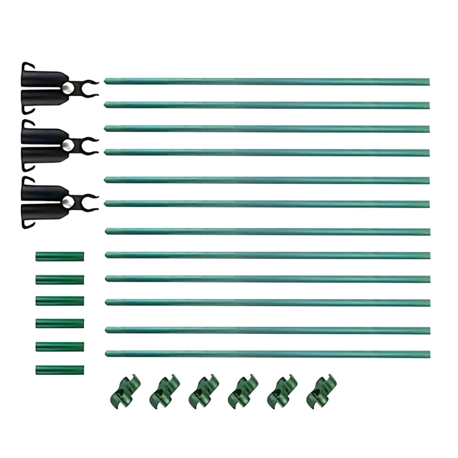 colaxi Cucumber Trellis Detachable Premium Metal Grow Support A Frame Garden Trellis for Climbing Plants Outdoor Indoor Yards Garden Pipe Thick 1.1cm