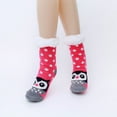thumbnail image 4 of Dyfzdhu Womens Cartoon Fuzzy Socks Winter Home Slipper Warm Soft Thick Comfy Crew Socks Christmas Gift, 4 of 6