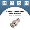 thumbnail image 4 of 10pcs BNC Male Plug to F Female Jack Adapter Coax Connector Coupler CCTV Camera, 4 of 4