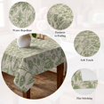 thumbnail image 5 of Sage Green Flowers Table Cloth Waterproof Tablecloths, Rustic Pastoral Botanical Floral Leaf Tablecloth Dining Table Cover for Kitchen Party Tabletop Outdoor, Square Tablecloth 60x60 Inch, 5 of 9