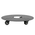 thumbnail image 1 of Support de Plante avec Roues, Support de Plante Roulant en Acier au Carbone Robuste, Rouleaux Multifonctionnels, Support de Chariot Capacité de Charge 500lb, Support de Plante Rond Roulant pour Patio Intérieur Extérieur, 1 of 7